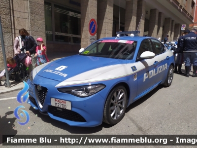 Alfa Romeo Nuova Giulia Q4 
Polizia di Stato
Polizia Stradale
POLIZIA M2700
in scorta al Giro d'Italia 2021
Vettura "1"
