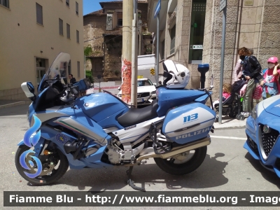 Yamaha FJR 1300 II serie 
Polizia di Stato
Polizia Stradale
Allestimento Elevox
POLIZIA G3105
in scorta al Giro d'Italia 2021
Moto "Jolly"
