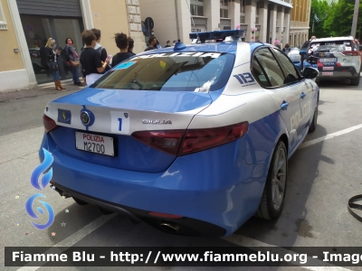 Alfa Romeo Nuova Giulia Q4 
Polizia di Stato
Polizia Stradale
POLIZIA M2700
in scorta al Giro d'Italia 2021
Vettura "1"
