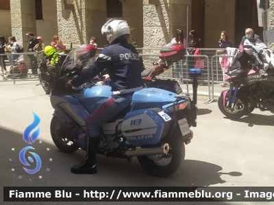 Yamaha FJR 1300 II serie
Polizia di Stato
Polizia Stradale
Allestimento Elevox
POLIZIA G3100
in scorta al Giro d'Italia 2021
Moto "21"
