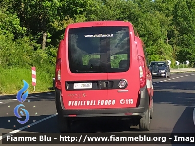 Fiat Doblò XL IV serie 
Vigili del Fuoco
Comando Provinciale de L'Aquila
VF 28687
