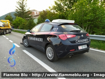 Alfa Romeo Nuova  Giulietta Restyle
Carabinieri
Nucleo operativo radiomobile
Allestimento NCT
Decorazione grafica artlantis
CC DY 953
