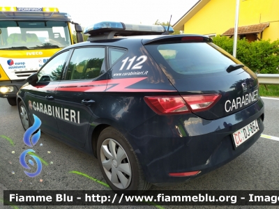 Seat Leon III serie 
Carabinieri
Nucleo operativo radiomobile
Allestimento NCT
Decorazione grafica artlantis
CC DJ 864
