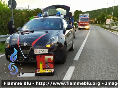 Alfa Romeo Nuova  Giulietta Restyle
Carabinieri
Nucleo operativo e radiomobile di L’Aquila
Allestimento NCT
Decorazione grafica artlantis
CC DY 953
