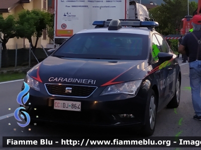 Seat Leon III serie 
Carabinieri
Nucleo operativo e radiomobile
Allestimento NCT
Decorazione grafica artlantis
CC DJ 864
