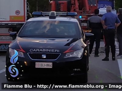 Seat Leon III serie 
Carabinieri
Nucleo operativo radiomobile
Allestimento NCT
Decorazione grafica artlantis
CC DJ 864
