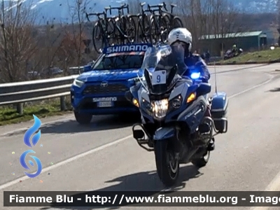 Bmw 1200RT II serie 
Polizia di Stato
Polizia Stradale
in scorta alla Tirreno-Adriatico 2021
Moto "9"
