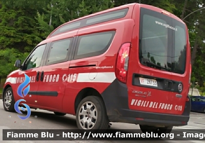 Fiat Doblò XL IV serie 
Vigili del Fuoco
Comando Provinciale de L'Aquila
VF 28733
