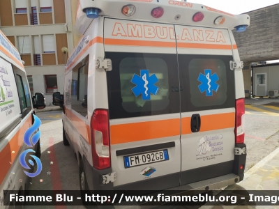 Fiat Ducato X290
118 Abruzzo soccorso
ASL n1 Avezzano Sulmona L’Aquila
C.O. Di L’Aquila
Allestimento Orion
