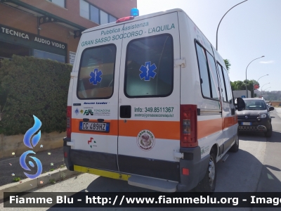 Fiat Ducato III serie
Pubblica assistenza Gran Sasso soccorso
Allestimento Mariani fratelli
Parole chiave: Fiat Ducato_IIIserie Ambulanza