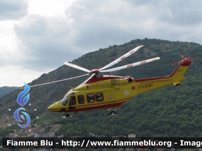 Augusta Westland AW 139 I-LAQU
118 Abruzzo Soccorso
Servizio Elisoccorso Regionale
Base aeroporto L’Aquila (Preturo)
Parole chiave: Augusta-Westland AW_139 I-LAQU