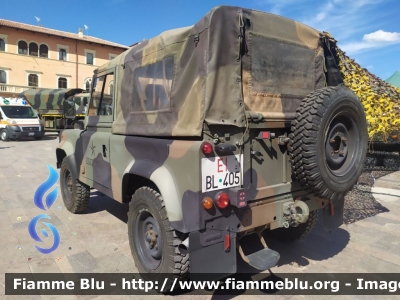 Land Rover Defender AR90 
Esercito Italiano
9° reggimento Alpini L’Aquila
EI BL 405
Parole chiave: Land-Rover Defender_90 EIBL405