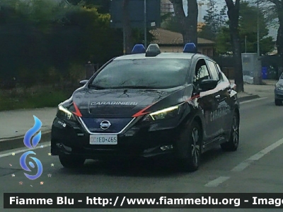 Nissan Leaf
Carabinieri
Comando Carabinieri Unità per la tutela Forestale, Ambientale e Agroalimentare
allestimento Cita Seconda
CC ED 465
