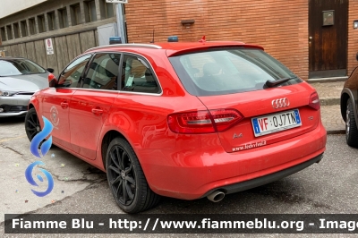 Audi A4 Avant V serie
Vigili del Fuoco
Federazione dei Corpi Volontari della provincia di Trento
VF 0J7 TN
Parole chiave: Audi A4_Avant_V serie VF0J7TN