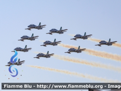 Aermacchi MB339PAN
Aeronautica Militare Italiana
313° Gruppo Addestramento Acrobatico
Stagione esibizioni 2019
Air Show Jesolo
Parole chiave: Aermacchi MB339PAN