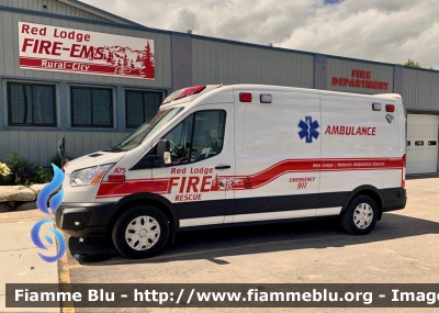 Ford Transit VIII serie
United States of America-Stati Uniti d'America
Red Lodge Fire-EMS MT
Parole chiave: Ambulanza Ambulance