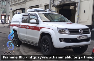 Volkswagen Amarok 
Российская Федерация - Federazione Russa
скорая медицинская помощь - Ambulanza Servizio Sanitario
