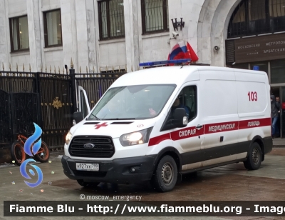 Ford Transit VIII serie
Российская Федерация - Federazione Russa
Автомобиль СМП Класс В на базе - BLS unit
Parole chiave: Ambulanza Ambulance