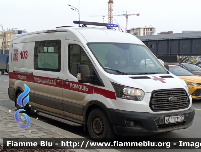 Ford Transit VIII serie
Российская Федерация - Federazione Russa
скорая медицинская помощь - Ambulanza Servizio Sanitario BLS
Ambulance 3
Parole chiave: Ambulanza Ambulance