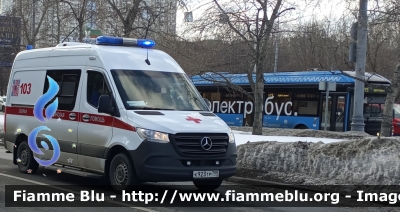 Mercedes-Benz Sprinter III serie restyle
Российская Федерация - Federazione Russa
АСМП Società Nazionale di Medicina Prenatale 
класса В - BLS unit
Parole chiave: Ambulanza Ambulance