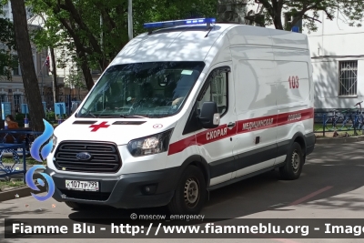 Ford Transit VIII serie
Российская Федерация - Federazione Russa
скорая медицинская помощь - Ambulanza Servizio Sanitario BLS unit
Parole chiave: Ambulanza Ambulance