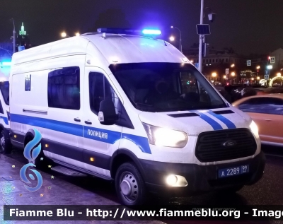 Ford Transit VIII serie
Российская Федерация - Federazione Russa
Автомобиль Полиции - Police vehicle
