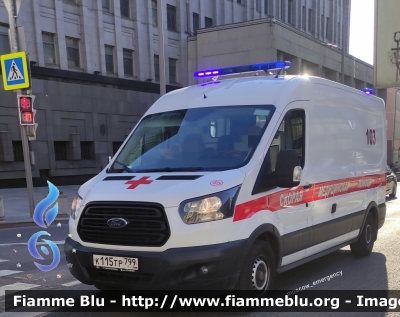 Ford Transit VIII serie
Российская Федерация - Federazione Russa
АСМП класса В - BLS unit
Parole chiave: Ambulanza Ambulance