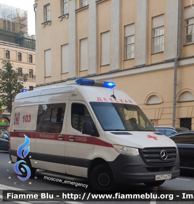 Mercedes-Benz Sprinter III serie restyle
Российская Федерация - Federazione Russa
АСМП класса В - BLS unit
Parole chiave: Ambulanza Ambulance