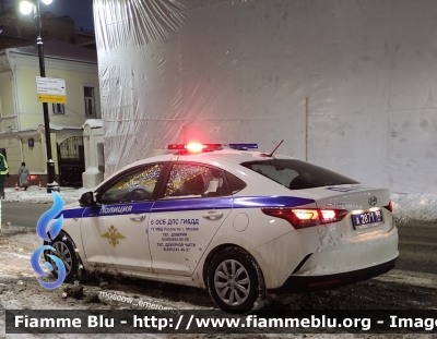 Hyundai Solaris
Автомобиль ДПС - Police Road Patrol Service vehicle
