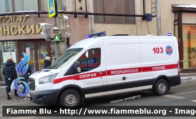 Ford Transit VIII serie
Российская Федерация - Federazione Russa
АСМП класса В - BLS unit
Parole chiave: Ambulanza Ambulance