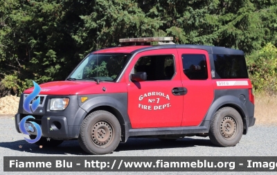 Honda Element
Canada
Gabriola Island BC Fire Dept.
