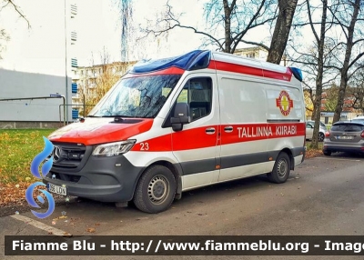 Mercedes-Benz Sprinter III serie restyle
Eesti Vabariik - Repubblica di Estonia
Tallinna Kiirabi - Servizio Ambulanze Pubblico di Tallin
Parole chiave: Ambulanza Ambulance