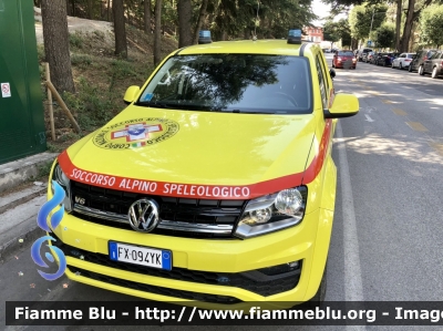 Volkswagen Amarok 
Corpo Nazionale Soccorso Alpino e Speleologico 
CNSAS Abruzzo 
L’Aquila 
Fornitura Nazionale 24 esemplari 
Allestimento Giustozzi 
Parole chiave: Volkswagen Amarok