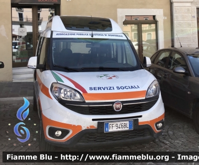 Fiat Doblò XL IV serie 
Associazione Pubblica Assistenza di Montereale 
Allestimento Maf 
Parole chiave: Fiat Doblò_XL_IVserie