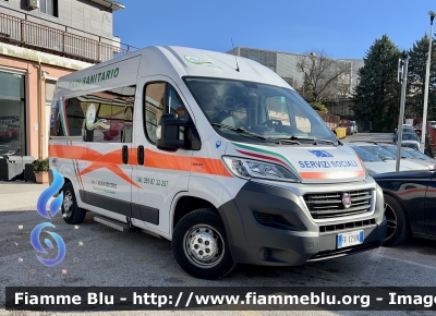 Fiat Ducato X290
ASD SAM L’Aquila Soccorso 
Servizi Sociali 
Taxi Sanitario 
Trasporto Medicinali 
Allestimento Maf 
Parole chiave: Fiat Ducato_X290