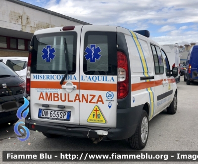 Fiat Doblò II serie 
Ambulanza 
Misericordia di L’Aquila 
Allestimento Mariani Fratelli 
Parole chiave: Fiat Doblò_IIserie Ambulanza