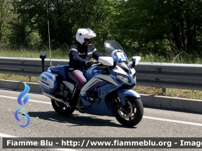 Yamaha FJR 1300 II serie 
Polizia di Stato 
Polizia Stradale 
Allestimento Elevox 
POLIZIA G3161
In Scorta al Giro d’Italia 
Moto “8”
Parole chiave: Yamaha_FJR1300 IIserie Polizia Stradale Giro d’Italia