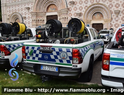 Toyota Hilux IX serie
Protezione Civile
Regione Abruzzo
Allestimento Tekne
Cod.Automezzo 119
Parole chiave: Toyota hilux_IXserie