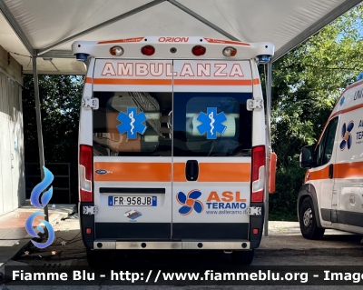 Fiat Ducato X290
ASL n4 di Teramo 
118 Abruzzo Soccorso 
Allestimento Orion 
Parole chiave: Fiat Ducato_X290 Ambulanza