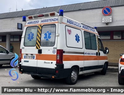 Fiat Ducato III serie 
Abruzzo Assistenza Ambulanza 
Allestimento Cevi 
Parole chiave: Fiat Ducato_IIIserie Ambulanza