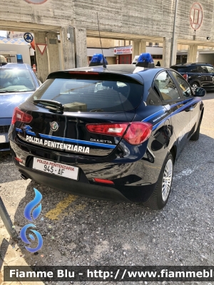 Alfa Romeo Nuova Giulietta restyle 
Polizia Penitenziaria 
Casa circondariale di L’Aquila 
POLIZIA PENITENZIARIA 945AF 
Parole chiave: Alfa Romeo Nuova Giulietta restyle polizia penitenziaria