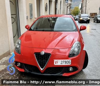 Alfa Romeo Nuova Giulietta restyle 
Vigili del Fuoco 
Comando provinciale di L’Aquila 
VF 27806
Parole chiave: Alfa-Romeo Giulietta_restyle VF27806