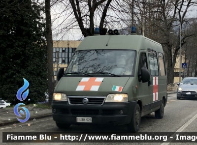 Fiat Ducato III serie 
Esercito Italiano 
9’ reggimento Alpini L’Aquila 
Sanità Militare 
Allestimento Bollanti 
EI BH 526
Parole chiave: Fiat Ducato_IIIserie Ambulanza EIBH526