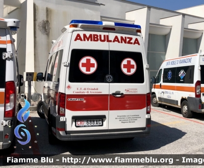 Volkswagen Crafter II serie 
Croce Rossa Italiana 
Comitato di Avezzano 
Unità Territoriale di Ovindoli 
Allestimento Mariani Fratelli 
CRI 688 AG 
Parole chiave: Volkswagen Crafter_IIserie CRI688AG Ambulanza