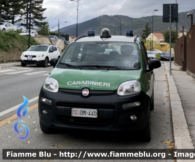 Fiat Nuova Panda 4x4 II serie 
Carabinieri 
Comando Carabinieri unità per la tutela Forestale Ambientale ed Agroalimentare 
Allestimento Elevox 
CC DM 440 
Parole chiave: Fiat Nuova_Panda_4x4_IIserie CCDM440