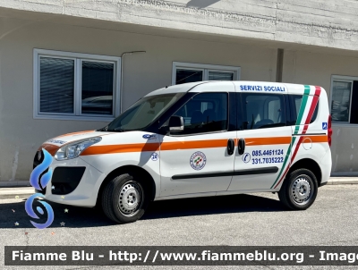 Fiat Doblò III serie 
Croce Italia Ambulanze ETS (Sambuceto)
Servizi Sociali 
Allestimento Orion 
Automezzo 24
Parole chiave: Fiat Doblò_IIIserie