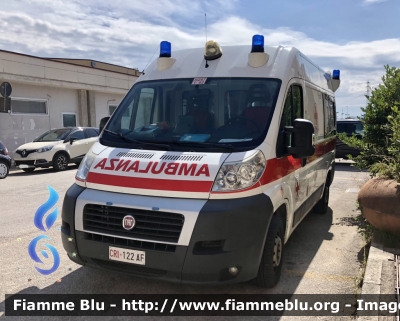 Fiat Ducato X250
Croce Rossa Italiana 
Comitato di Avezzano 
Allestimento Mariani Fratelli 
CRI 122 AF
Parole chiave: Fiat Ducato_X250 Ambulanza CRI122AF