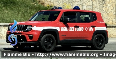 Jeep Renegade restyle - seconda fornitura 
Vigili del Fuoco 
Comando provinciale di L’Aquila 
VF 30382
Parole chiave: Jeep_Renegade restyle Vigili del Fuoco L’Aquila