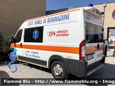 Fiat Ducato X250
ASL n1 Avezzano Sulmona L’Aquila 
118 Abruzzo Soccorso 
P.O. Di Pescina 
Allestimento Fast 
Parole chiave: Fiat Ducato_X250 Ambulanza