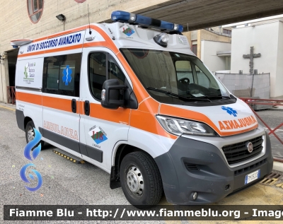 Fiat Ducato X290
118 Abruzzo soccorso 
ASL n1 Avezzano Sulmona L’Aquila 
C.O. Di L’Aquila 
Allestimento Orion 
Parole chiave: Fiat Ducato X290